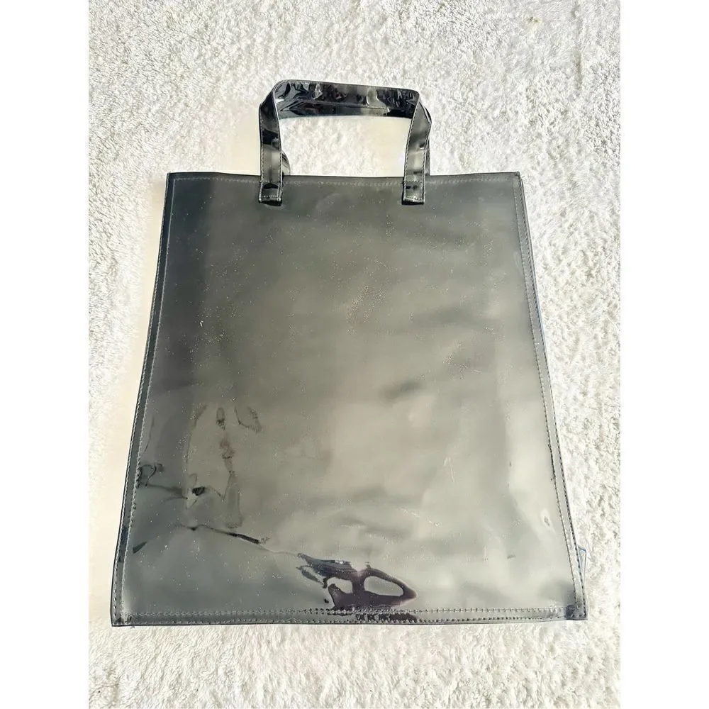 Halloween Black and white bat and ghost tote bag ￼